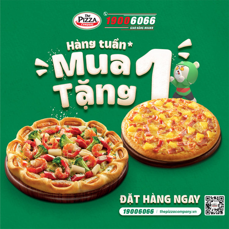 THE PIZZA COMPANY - CHIẾN DỊCH TRUYỀN THÔNG SOCIAL POST CHO THƯƠNG HIỆU THE PIZZA COMPANY